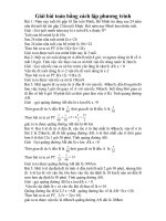 GBT bằng cách LPT (có đáp án )