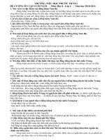 DE CUONG HOC KI 2 NH 2010-2011