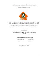 Đồ án  NGHIÊN CỨU THIẾT KẾ MẠCH ĐO DÒNG ĐIỆN