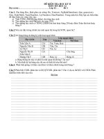 Kiểm tra học kỳ 2 Tin học 12