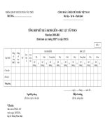 Mẫu báo cáo cuối năm