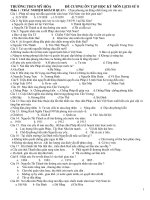 Đề cương ôn tập Lịch sử 8 HK2.