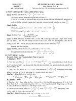 De Toan thi thu dai hoc 2011