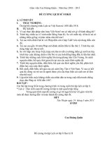 Đề cương ôn tập Lịch sử 8 học kì 2 (2010-2011).