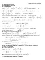 phuong trinh luong giác hay