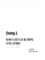 Sơ  đồ và kết cấu hệ thống cung cấp điện