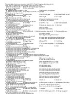 Ngan hang cau hoi on tap mon cong nghe 10 -  cuc hay