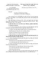 hướng dẫn thi đua năm học 2010-2011 của PGD&ĐT Đam Rông