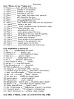 BT ve mot so cau truc,thi cua dong tu