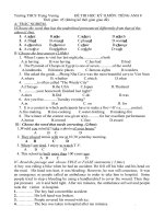 đề thi HKII tham khảo(hot)