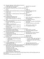 Trắc nghiệm ngân hàng trung ương chương 3