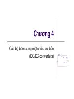 Điện tử công suất  Các bộ băm xung một chiêù cơ bản (DCDC converters)