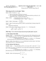 thi thu DH lan 1 truong THPT chuyen Quynh Luu