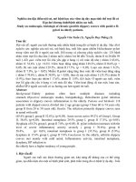 tóm tắt đề tài báo cáo khoa học y dược Nghiên cứu đặc điểm nội soi, mô bệnh học của viêm dạ dày mạn tính thể trợt lồi có H.pylori dương tính ở bệnh nhân cao tuổi