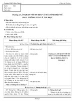 Giáo án tin hoc ki I