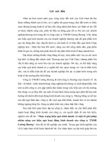 luận văn quản trị kinh doanh Thực trạng hiệu quả kinh doanh và một số giải pháp nhằm nâng cao hiệu quả hoạt động kinh doanh của công ty TNHH Cường Hương,