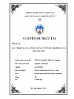 luận văn quản trị kinh doanh Giải pháp thúc đẩy bán hàng tại công ty tnhh đầu tư phát triển Hưng Thành