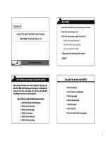 Slide môn quản trị chiến lược (thầy Đoàn Xuân Hậu): Chương 3: Phân tích môi trường kinh doanh