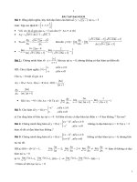 bài tập đạo hàm
