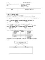 DE THI DIA LY 8 HKII 2010-2011