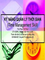 Ki nang quan ly thoi gian
