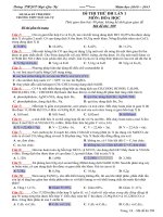 ĐỀ THI THỬ NGÔ GIA TỰ CÓ ĐA