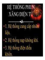 Bài giảng hệ thống phun xăng điện tử