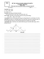 Đề thi HSG Toán lớp4 (Đội tuyển