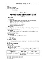 Tiết 02 - Chương trình bảng tính là gì (t2)
