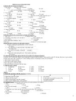Bộ 15 đề kiểm tra Anh 8