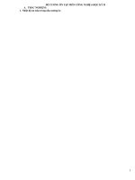 ĐỀ CƯƠNG ÔN TẬP MÔN CÔNG NGHỆ 6 HỌC KỲ II