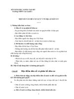 Ôn thi TN chủ đề địa lý dân cư