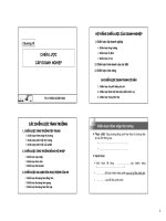 Slide môn quản trị chiến lược (thầy Đoàn Xuân Hậu): Chương 6: Chiến lược cấp doanh nghiệp