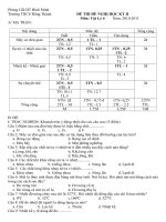 Đề thi đề nghị HK2 10-11 lý 6