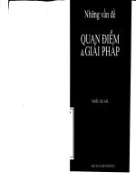 những vấn đề giáo dục hiện nay quan điểm và giải pháp