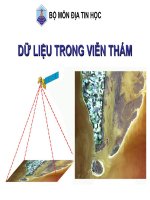 Bài giảng địa tin học   dữ liệu viễn thám