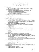 Hướng dẫn ôn thi môn nghề Tin học 9 HKI năm học 2010-2011