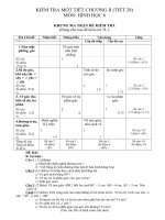 Đề KT Hình 6 có matrận có đáp án (mới)