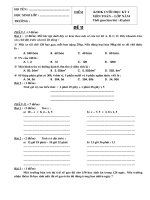 10 bộ đề ôn tập cuối năm lớp 5