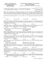 đề thi thử vật lý 12