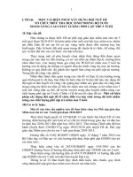 MỘT VÀI BIỆN PHÁP XÂY DỰNG ĐỘI NGŨ ĐỂ TỔ CHỨC ĐIỀU TRA HỌC SINH TRONG ĐỘ TUỔI NHẰM NÂNG CAO CHẤT LƯỢNG PHỔ CẬP TRẺ 5 TUỔI