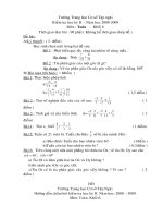 Đề thi HKII Toán 6 (cả số học và hình học)