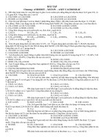 317 bài tập trắc nghiệm ancol-andehit-ãit