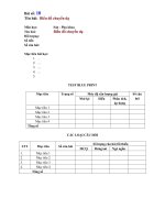 trắc nghiệm môn sản phụ khoa bài Biểu đồ chuyển dạ có đáp án