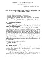 Một số biện pháp tổ chức hoạt động bồi dưỡng cho giáo viên nhằm nâng cao hiệu quả công tác ở trường THCS