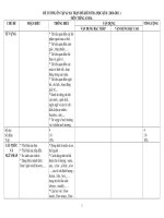 MA TRẬN VÀ ĐỀ CƯƠNG ÔN TẬP HỌC KÌ II ( 2010-2011 )