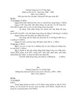 Đề thi HKII Vật lí 8