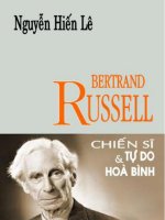 Chiến sĩ tự do và hòa bình   bertrand russell  Nguyễn Hiến Lê