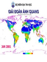 Bài giảng địa tin học   giải đoán ảnh quang