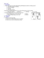 Bai tap Trac nghiem + Tu luan HK II Vat ly 6